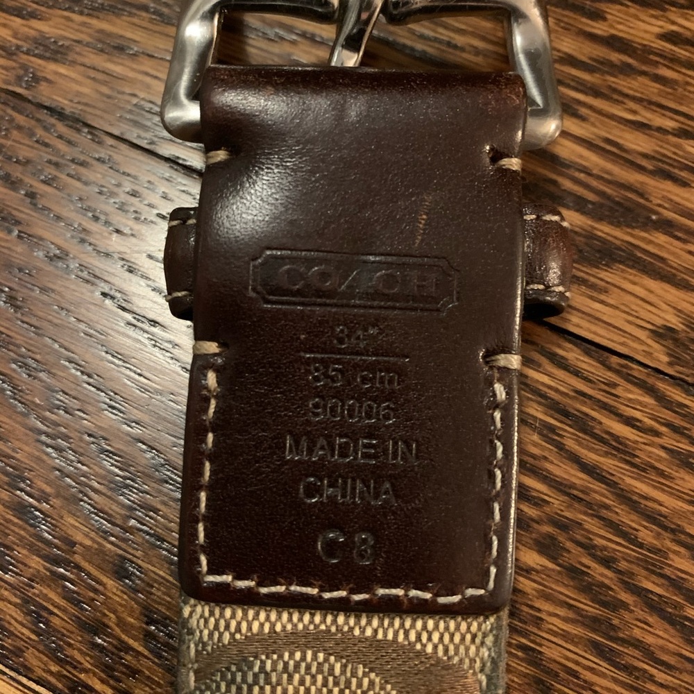Authentic Coach Belt - Picture 8 of 8